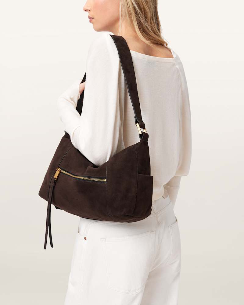 Vega Suede Shoulder Bag