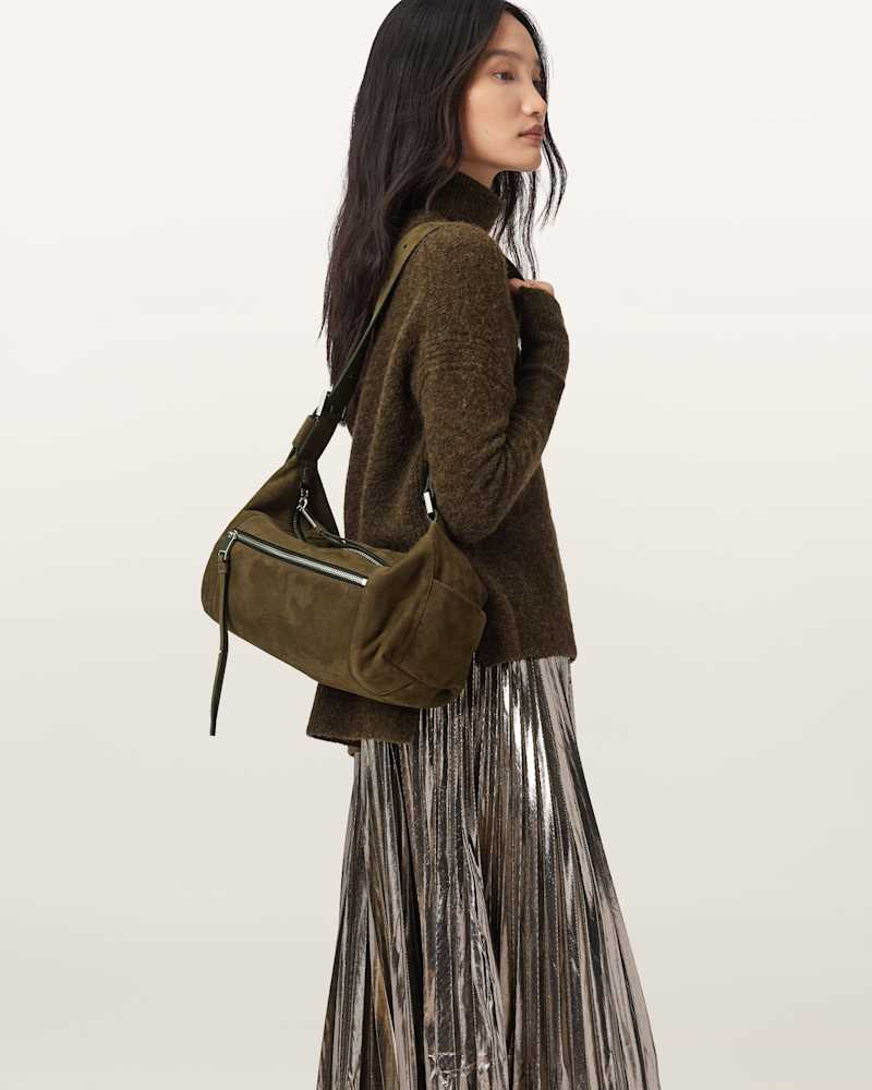 Vega Suede Shoulder Bag