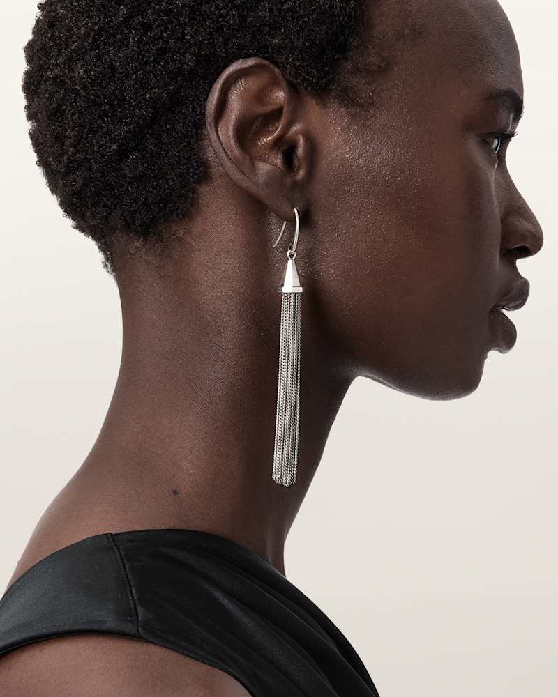 Gina Multi Chain Fringe Earrings