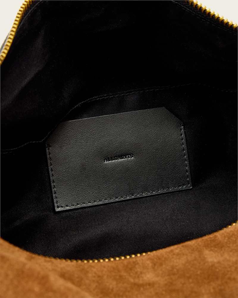 Noemie Suede Shoulder Bag