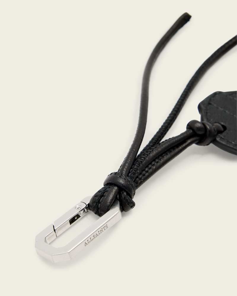 Heart Banner Leather Keyring