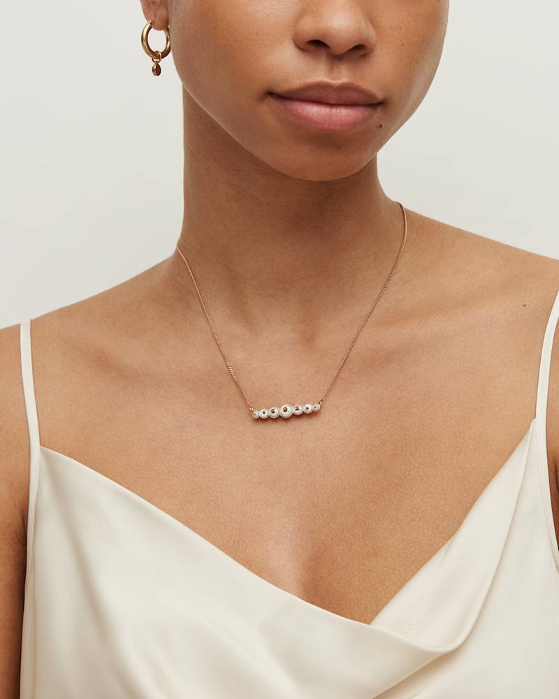 Dana Pearl Bar Necklace
