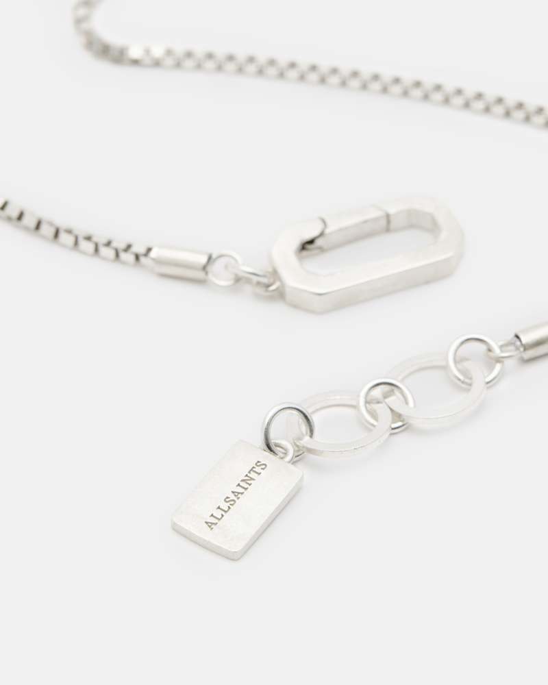 Box Chain Fine Sterling Silver Necklace