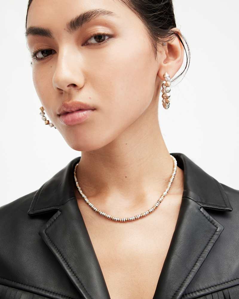 Hadley Two Tone Beaded Necklace