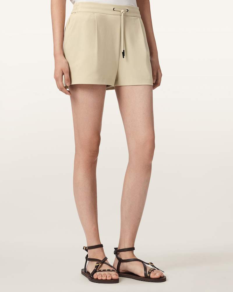 Aleida Drawcord Waist Tailored Shorts