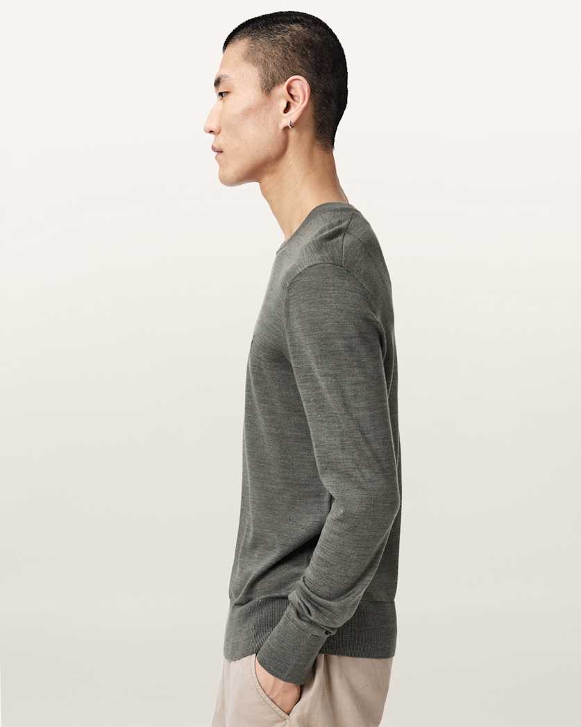 Mode Merino Crew Neck Ramskull Jumper