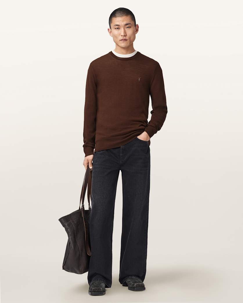 Mode Merino Crew Neck Ramskull Jumper