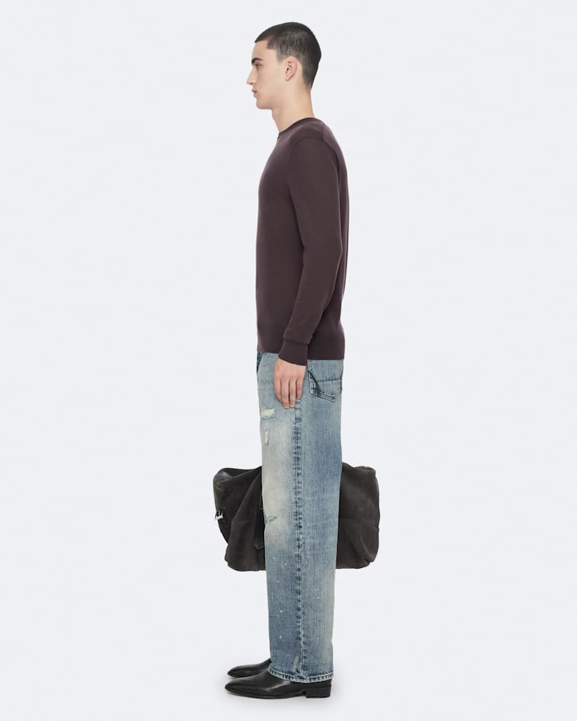 Mode Merino Crew Neck Ramskull Jumper