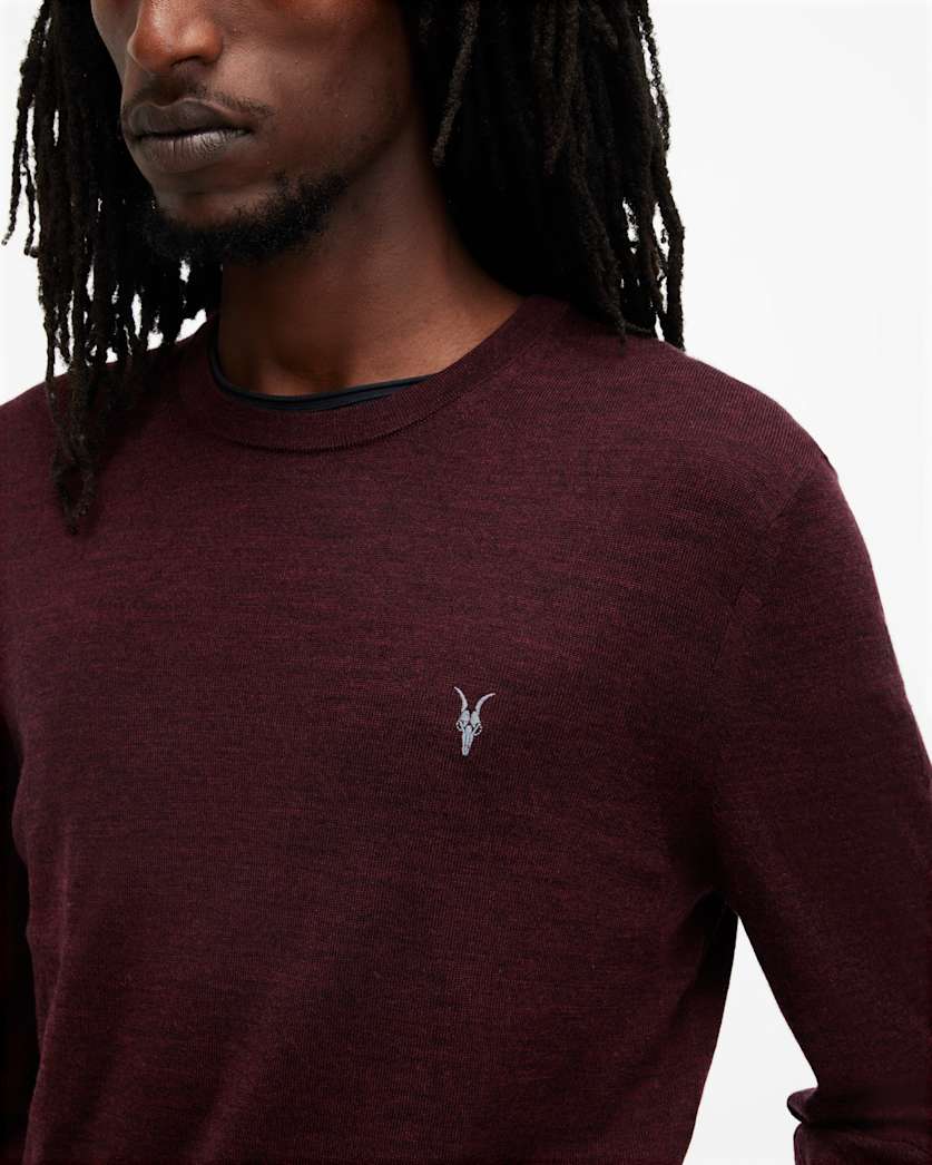 Mode Merino Crew Neck Ramskull Jumper