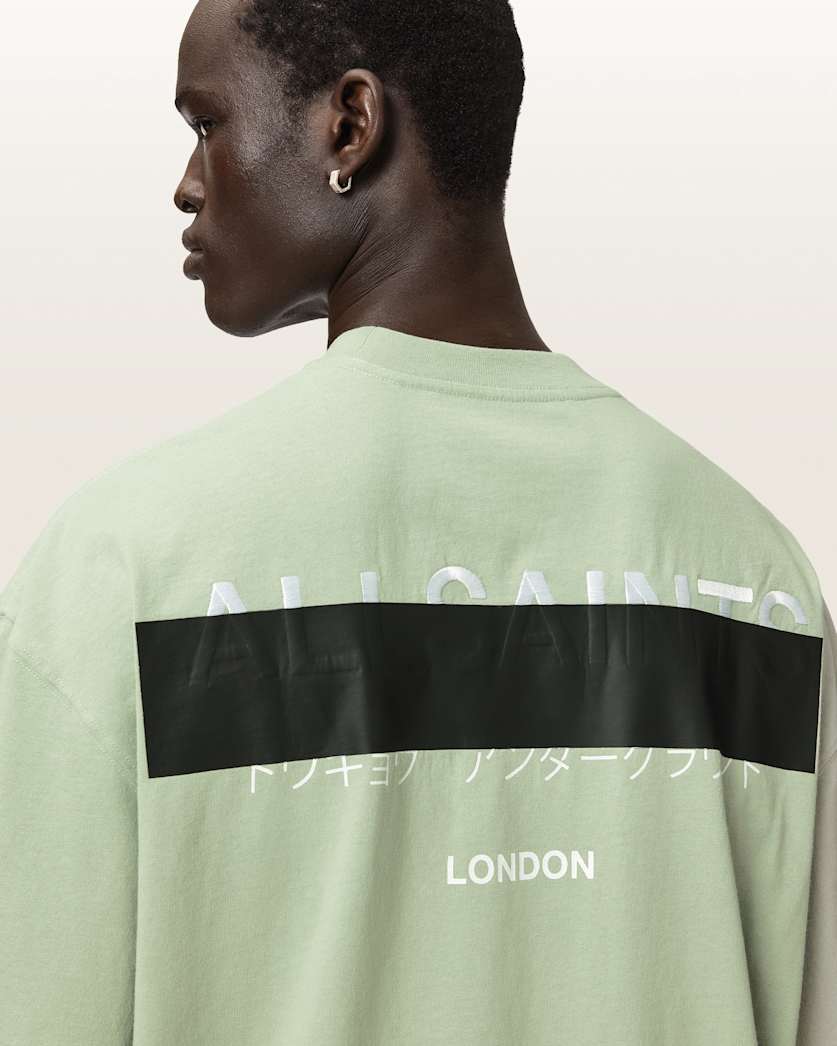 Redact Oversized Embroidered Logo T-Shirt