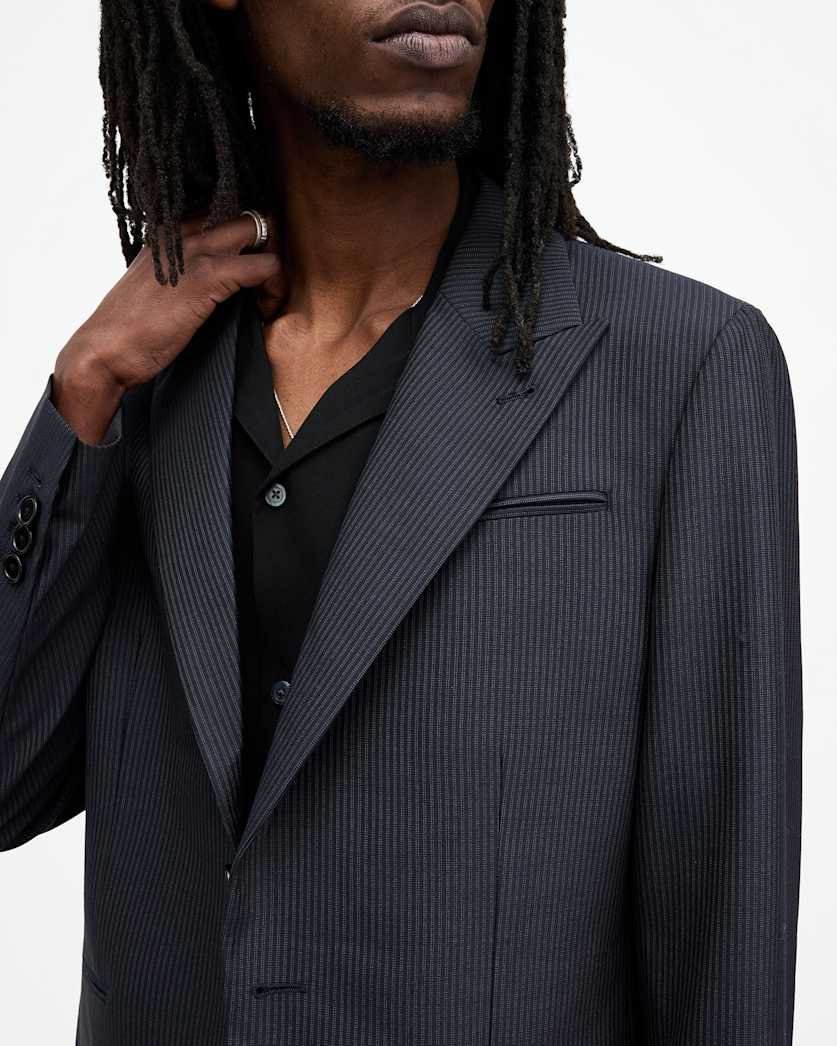 Howling Pinstripe Relaxed Fit Blazer