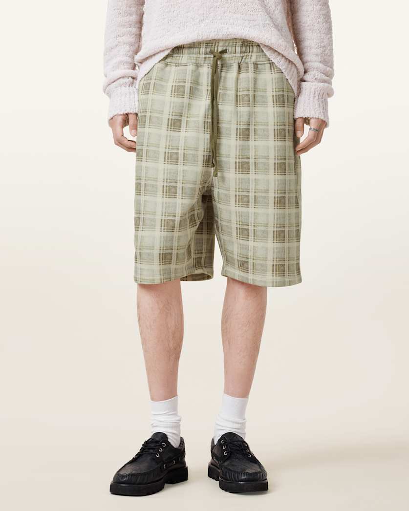 Benji Checked Sweat Shorts
