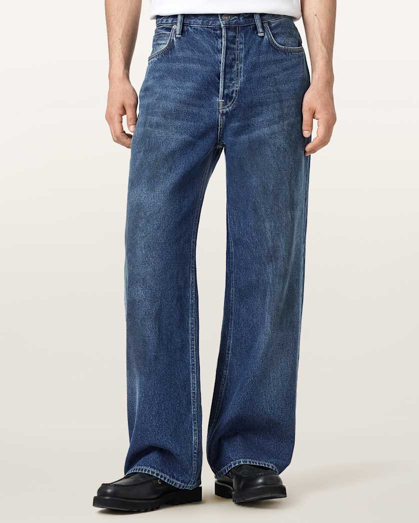 Lenny Loose Fit Wide Leg Denim Jeans