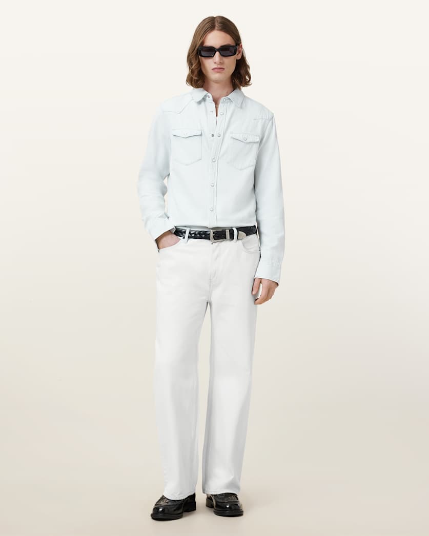 Lenny Loose Fit Wide Leg Denim Jeans