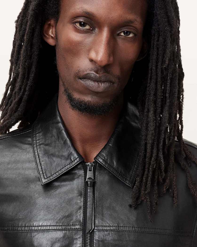 Gen Lightweight Slim Fit Leather Jacket