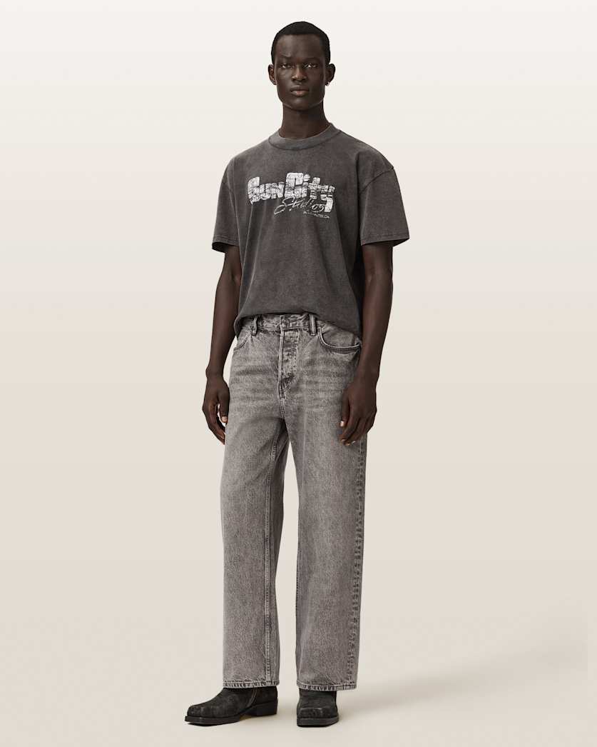 Lenny Wide Leg Denim Jeans