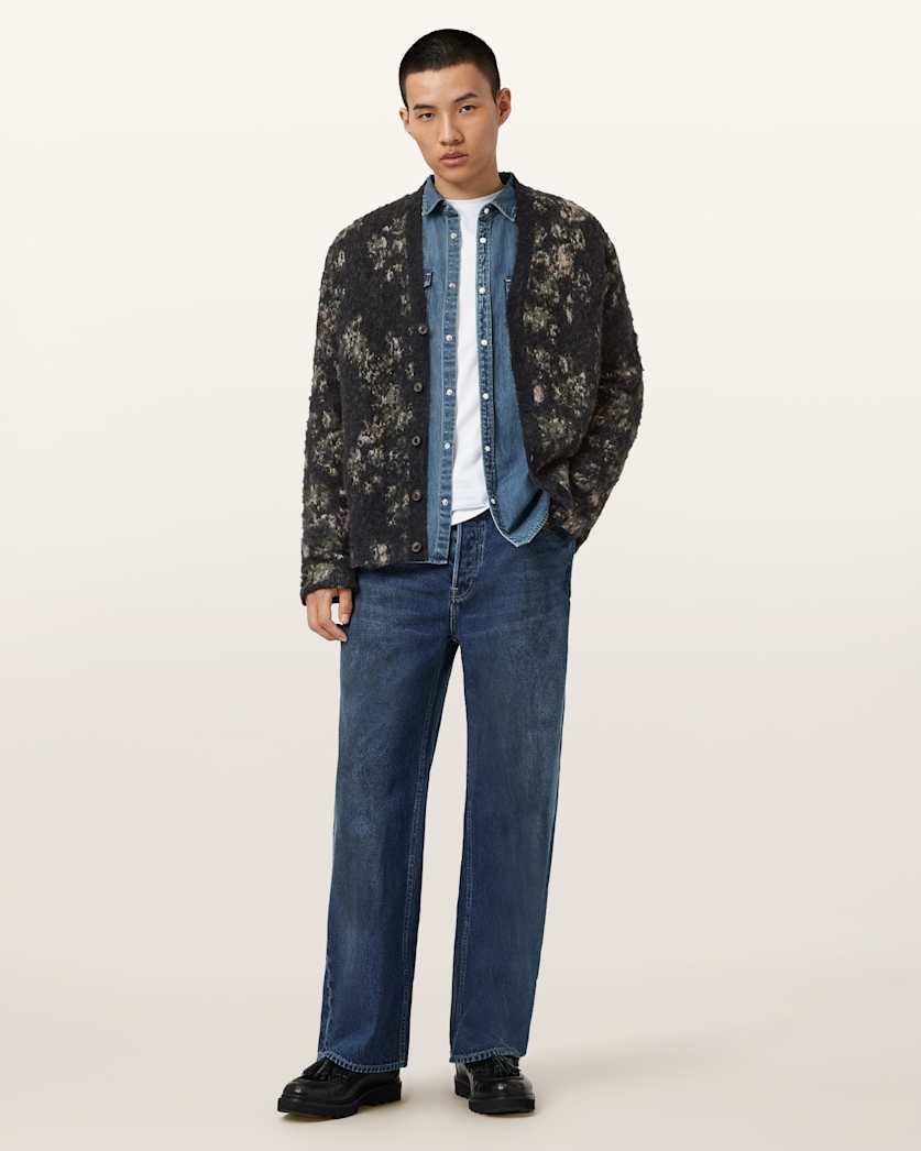 Aster Floral Jacquard Cardigan