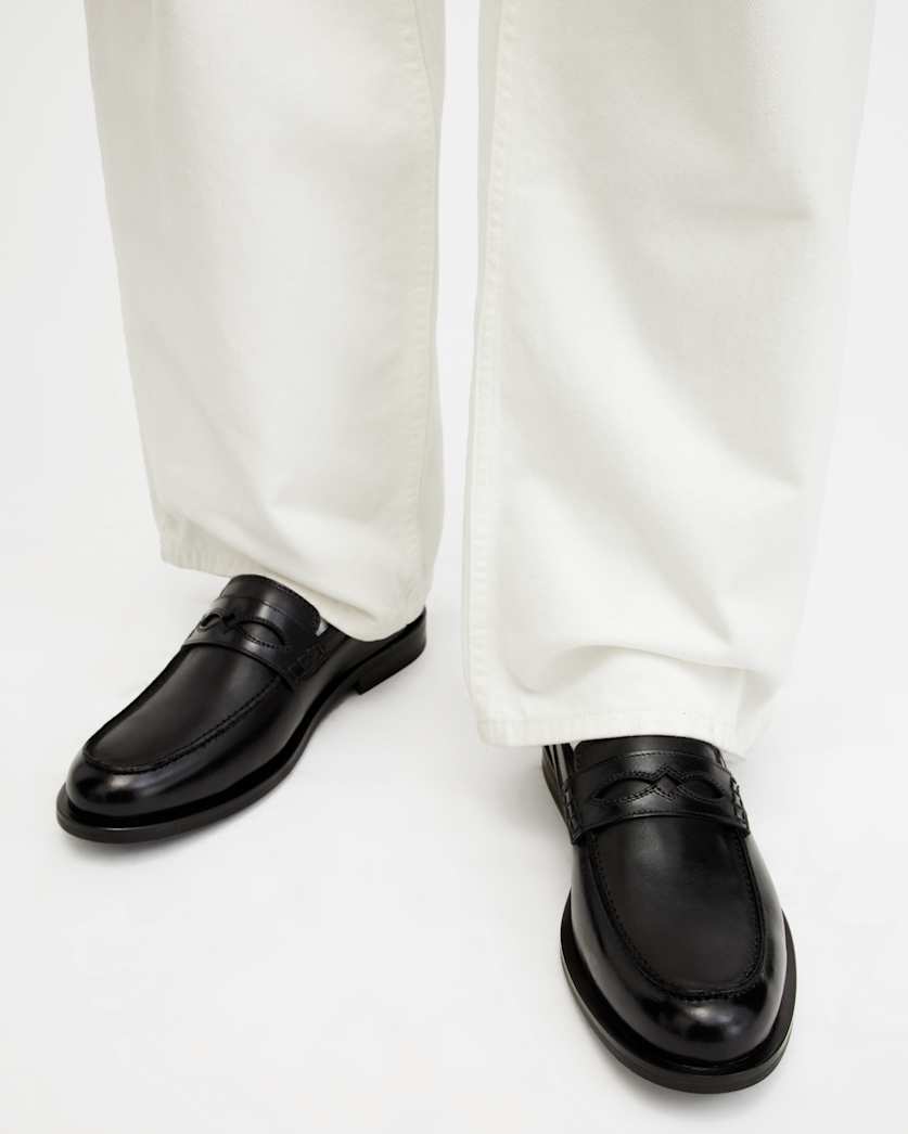 Harmon Western Leather Loafer Shoes