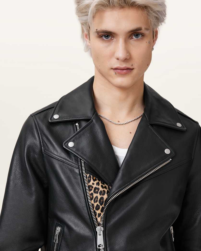 Mick Leather Biker Jacket