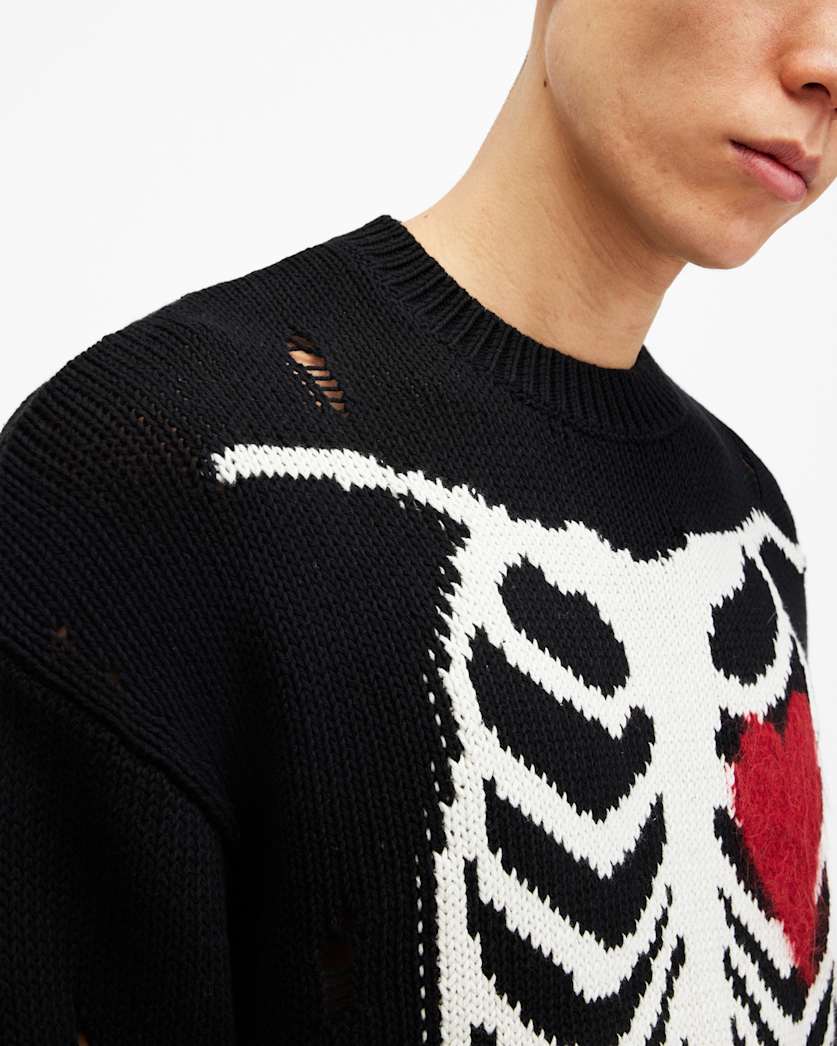 Heart Cage Oversized Jumper