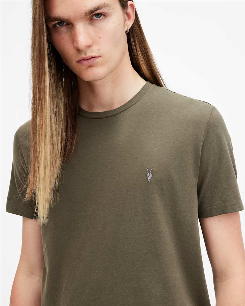 Tonic Crew Neck Slim Ramskull T-Shirt