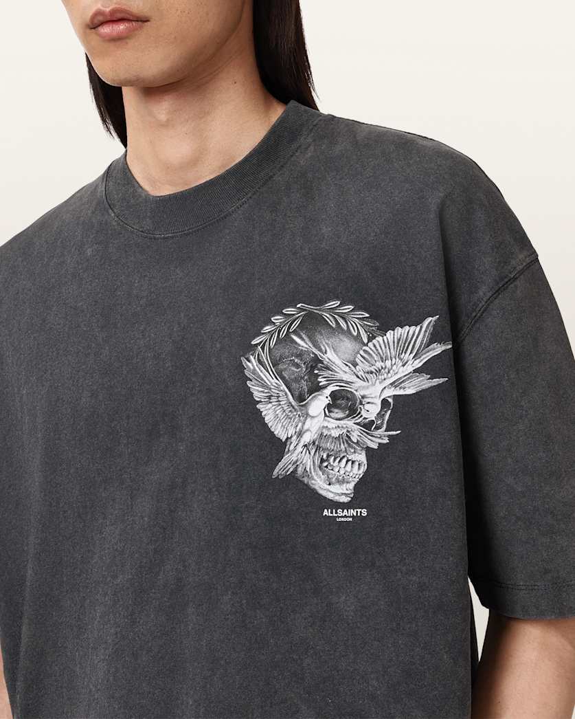 Mysteries Oversized Graphic T-Shirt