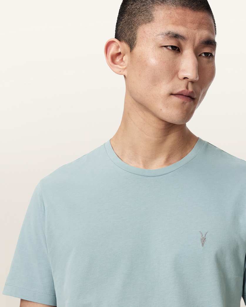 Brace Brushed Cotton Crew Neck T-Shirt