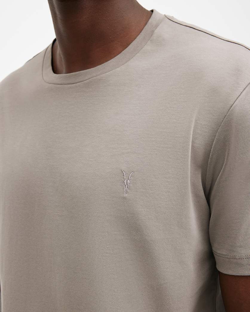Brace Brushed Cotton Crew Neck T-Shirt