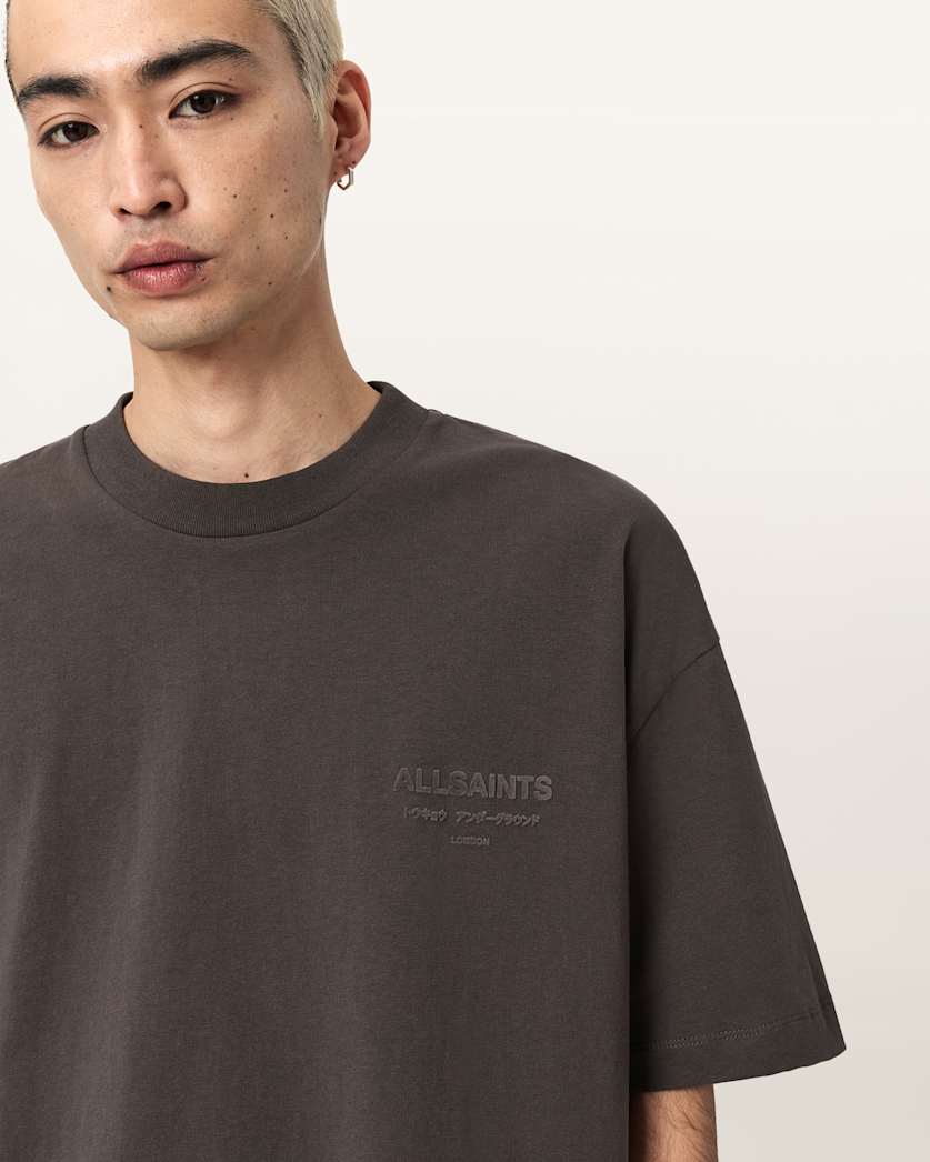 Xander Flocked Logo Oversized T-Shirt
