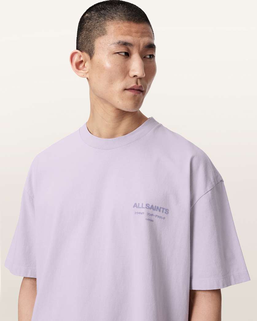 Xander Flocked Logo Oversized T-Shirt