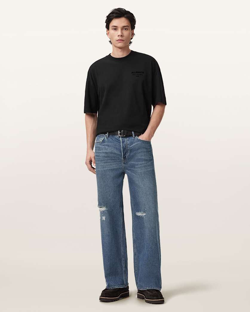 Xander Flocked Logo Oversized T-Shirt