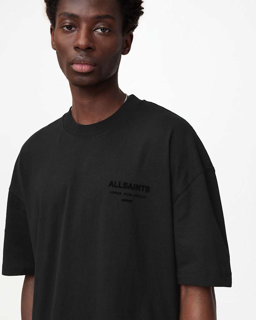 Xander Flocked Logo Oversized T-Shirt