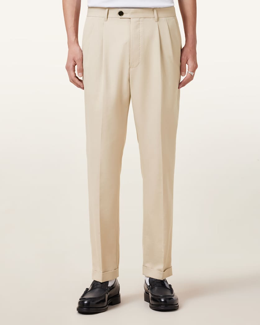 Tallis Slim Fit Cropped Trousers