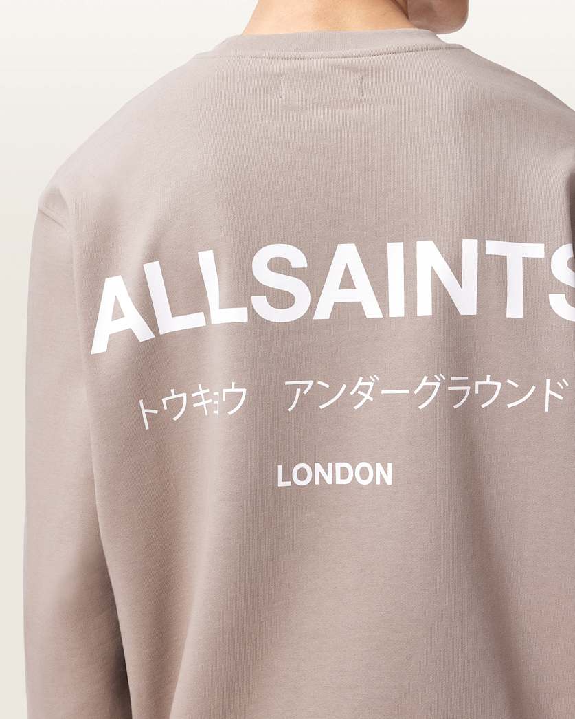 Underground Relaxed Fit Crew Neck Sweatshirt