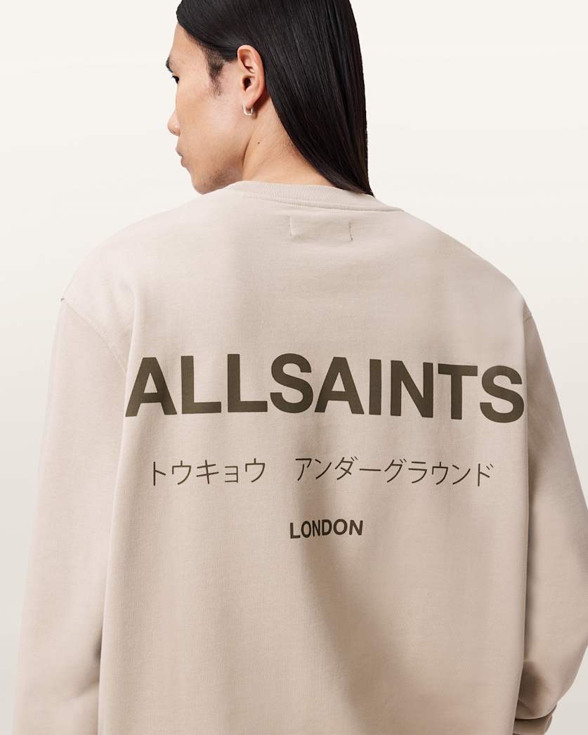 Underground Relaxed Fit Crew Neck Sweatshirt