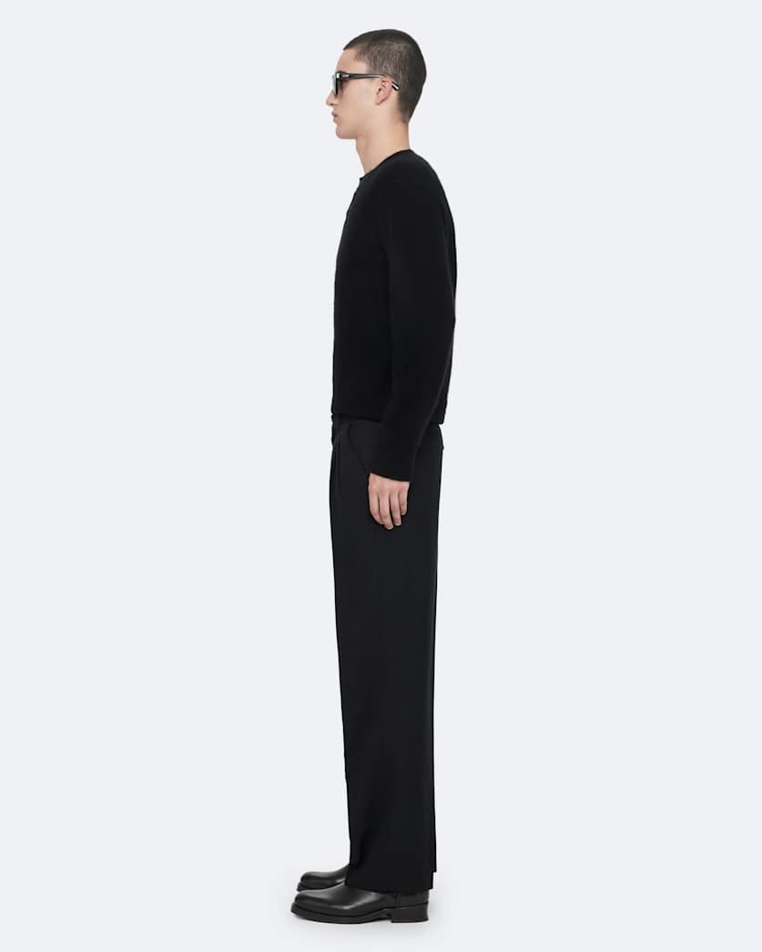 Ware Straight-Fit Double-Pleat Trousers