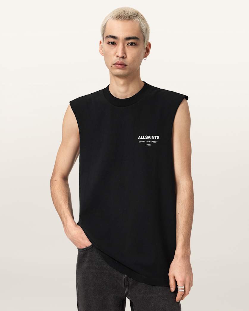 Underground Sleeveless Crew Neck T-Shirt