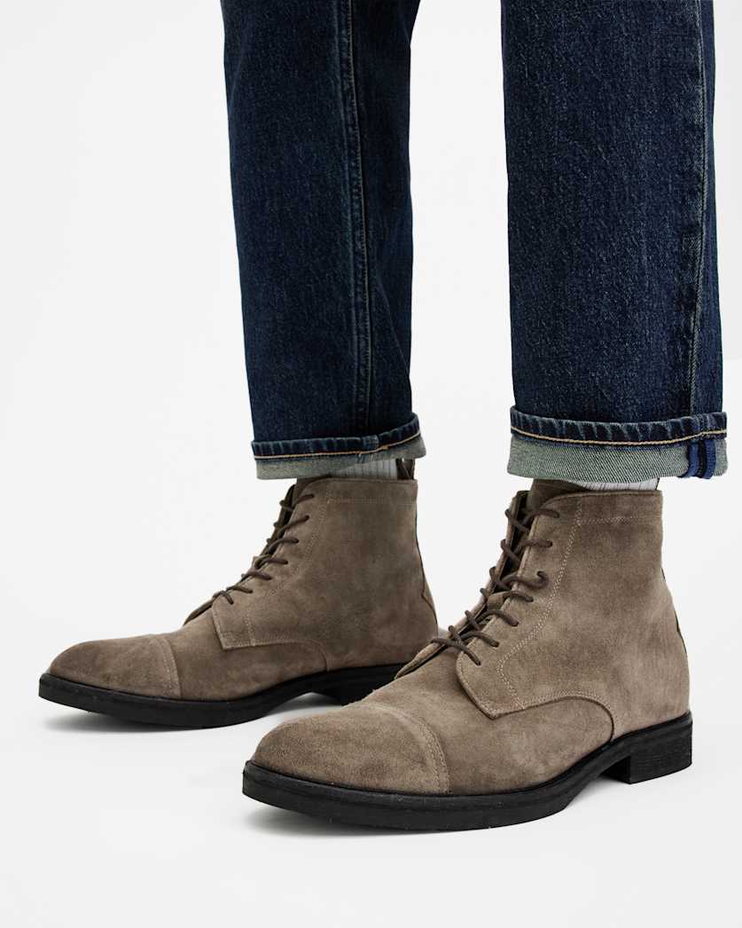 Drago Suede Lace Up Boots