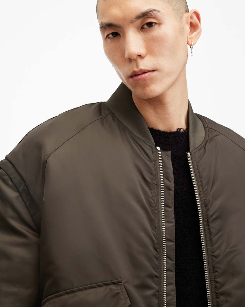 Hawk Oversized 2-In-1 Bomber Jacket