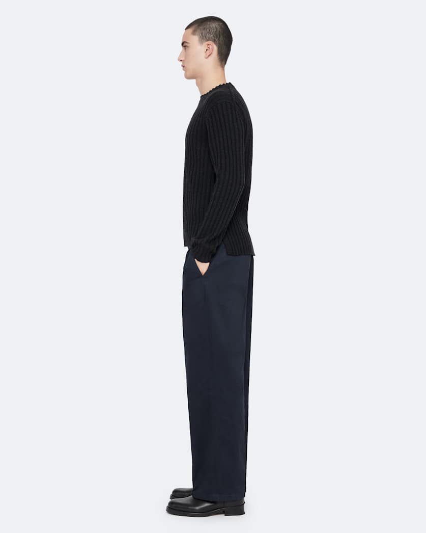 Aston straight fit double pleat chinos