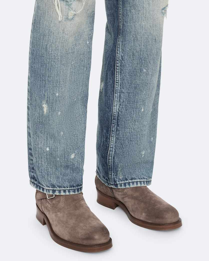 Bailey Suede Engineer Boots