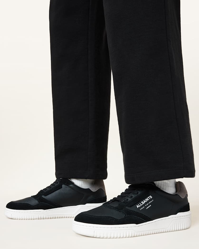 Regan Leather Low Top Trainers