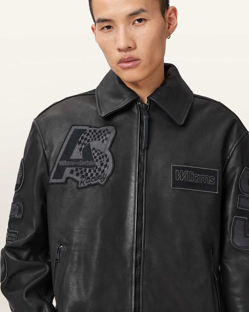 Williams X AllSaints Garrison Leather Jacket