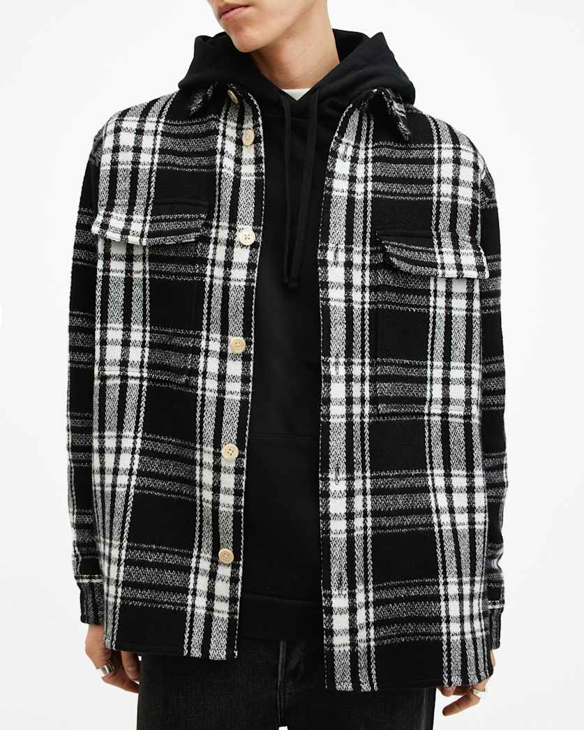 Imber Checked Relaxed Fit Overshirt