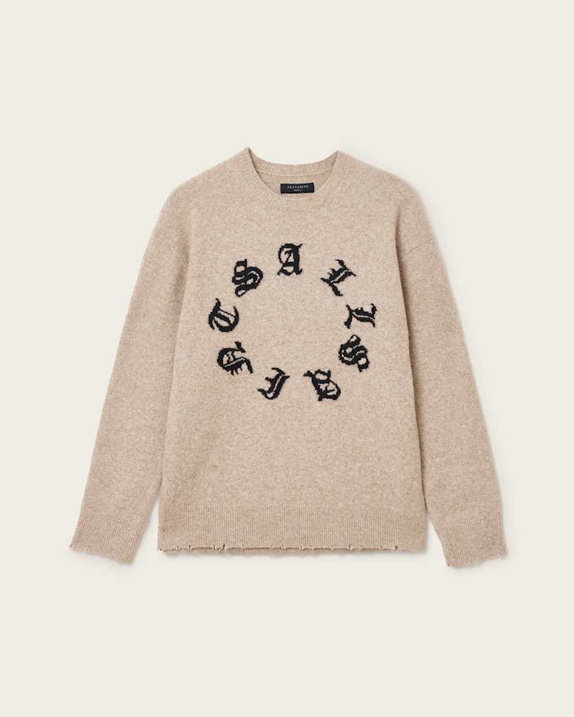 Scripture Gothic Jacquard Logo Jumper