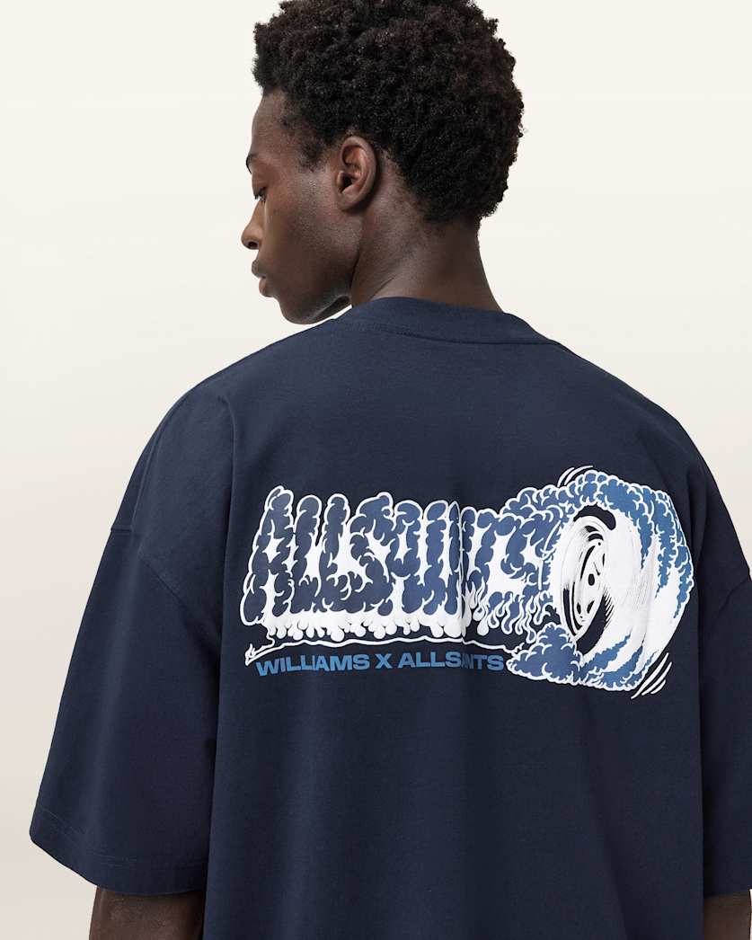 Williams X AllSaints Burnout Crew Neck T-Shirt