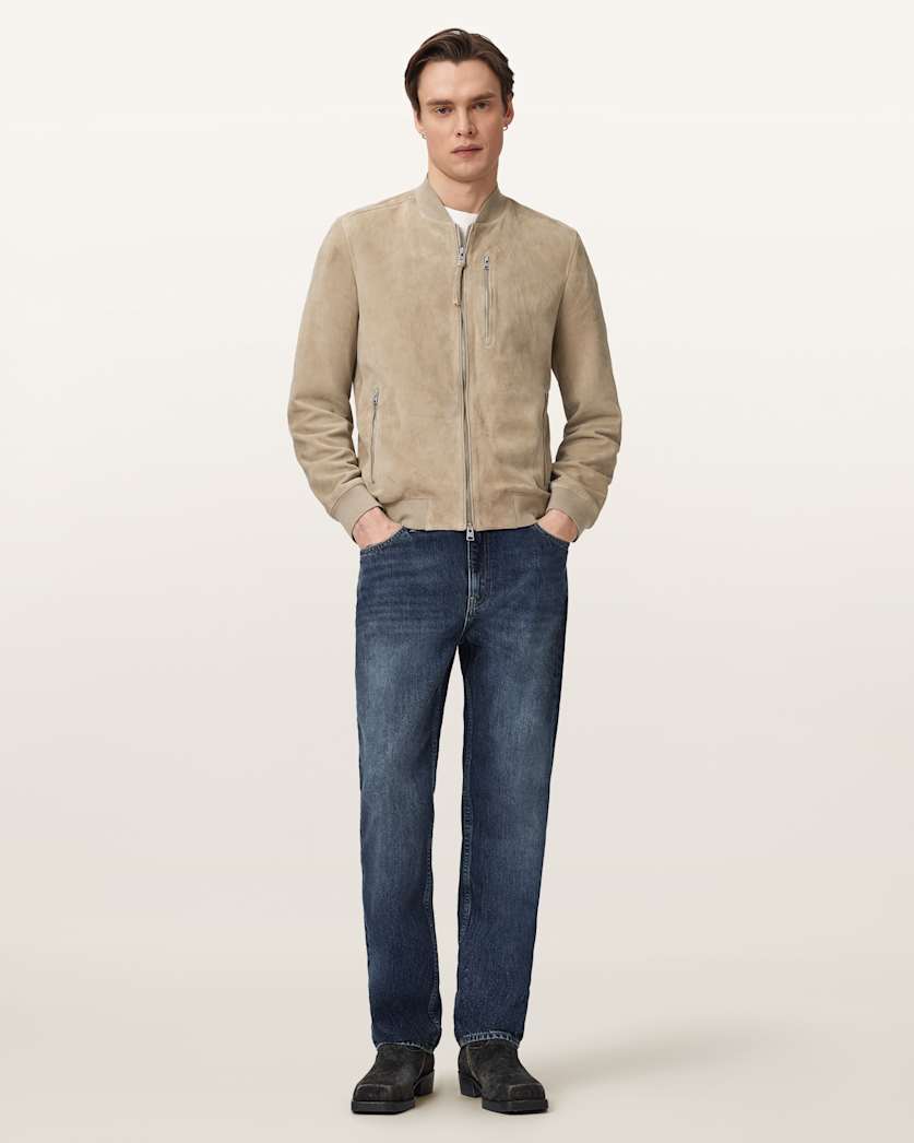 Kemble Suede Bomber Jacket