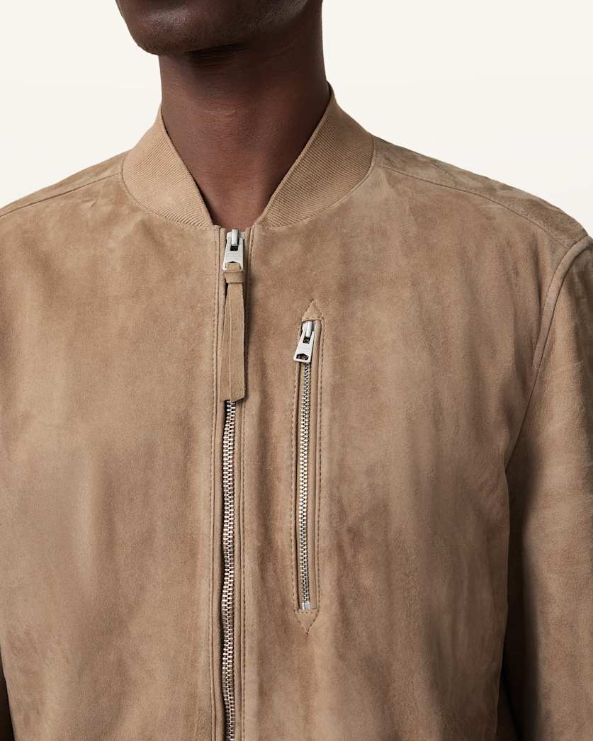 Kemble Suede Bomber Jacket