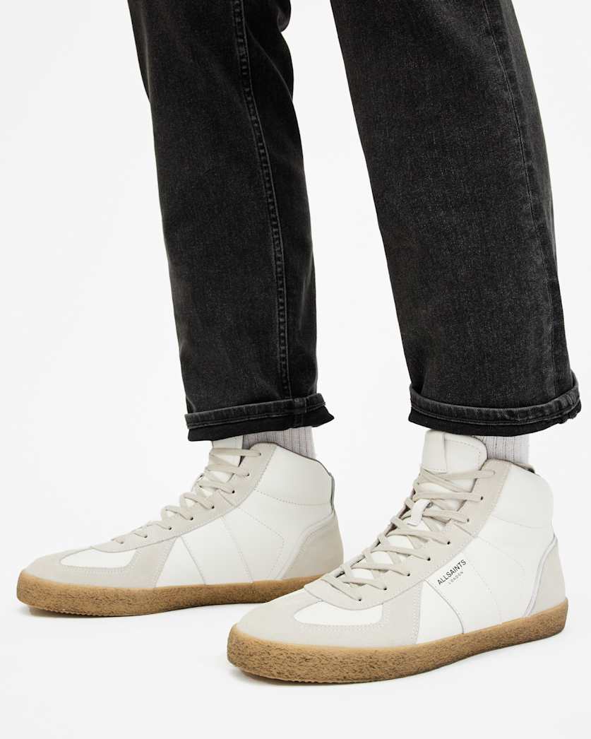 Jaimee High Top Leather Trainers