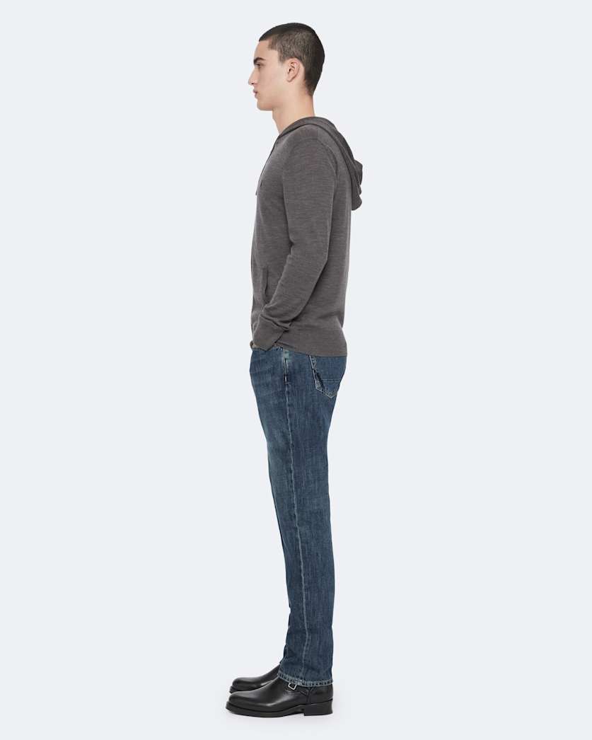 Slim-Fit Straight-Leg Jeans